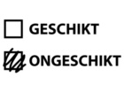 Ongeschikt.